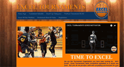 Desktop Screenshot of exceltournaments.com